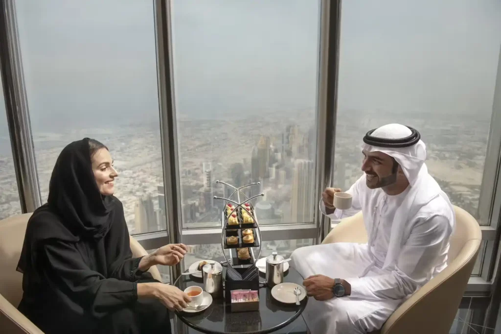 The lounge Burj Khalifa Level 152 154
