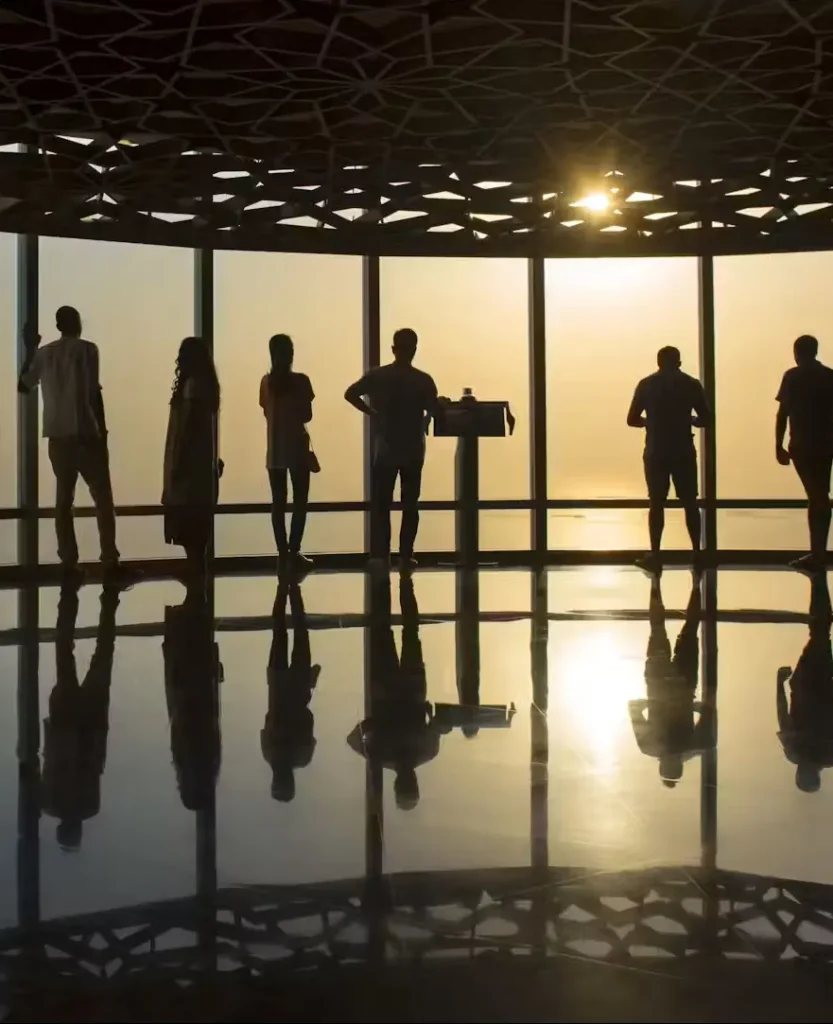 observation deck at the top burj khalifa