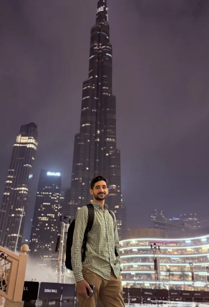 nawaz jadoon at burj khalifa